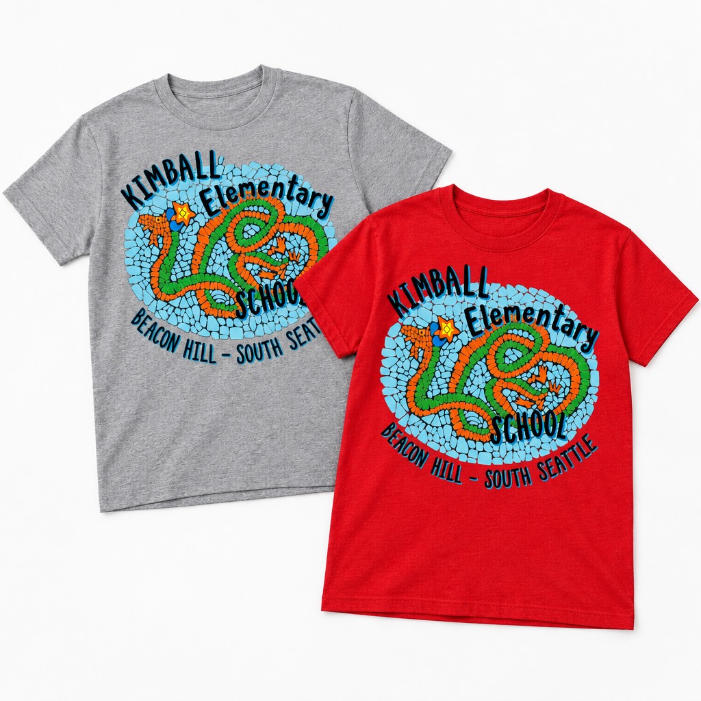 Red and gray Kimball T-shirt